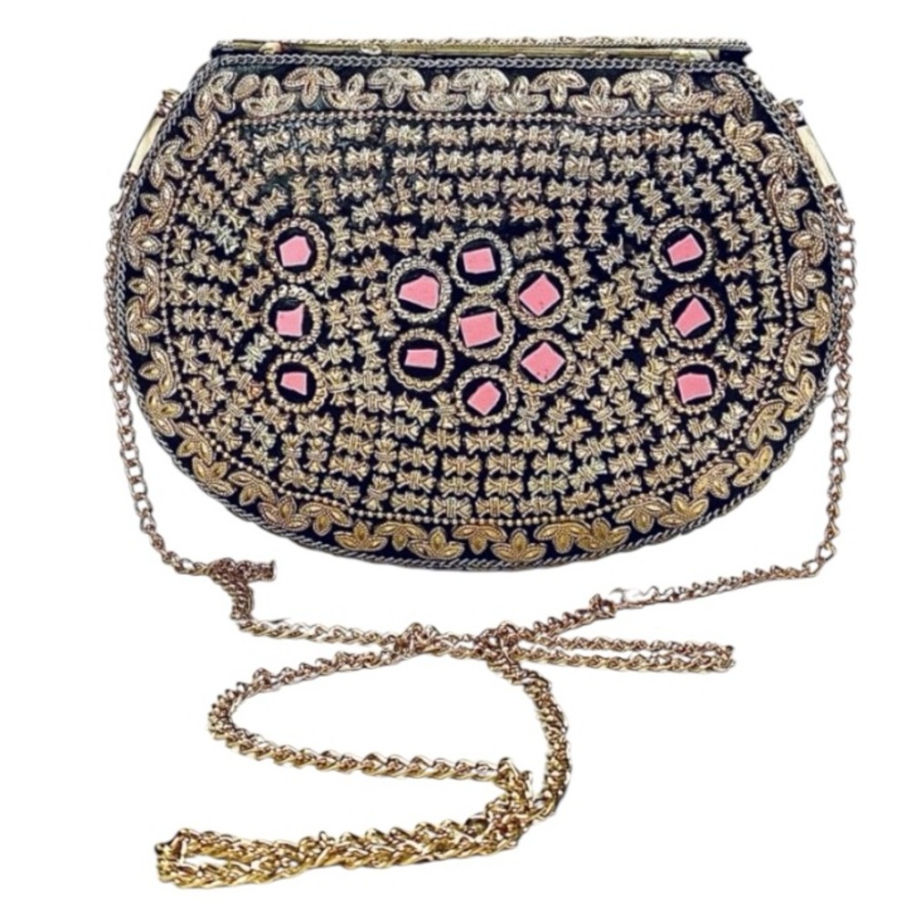 Ramla Beverly Hills Mosaic Handmade in Morocco convertible Bag - Picture 2 of 6